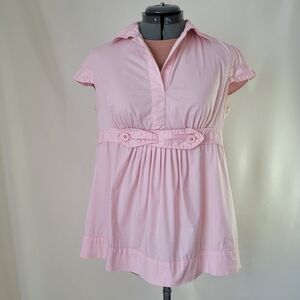 Motherhood Maternity Pink Blouse Size M